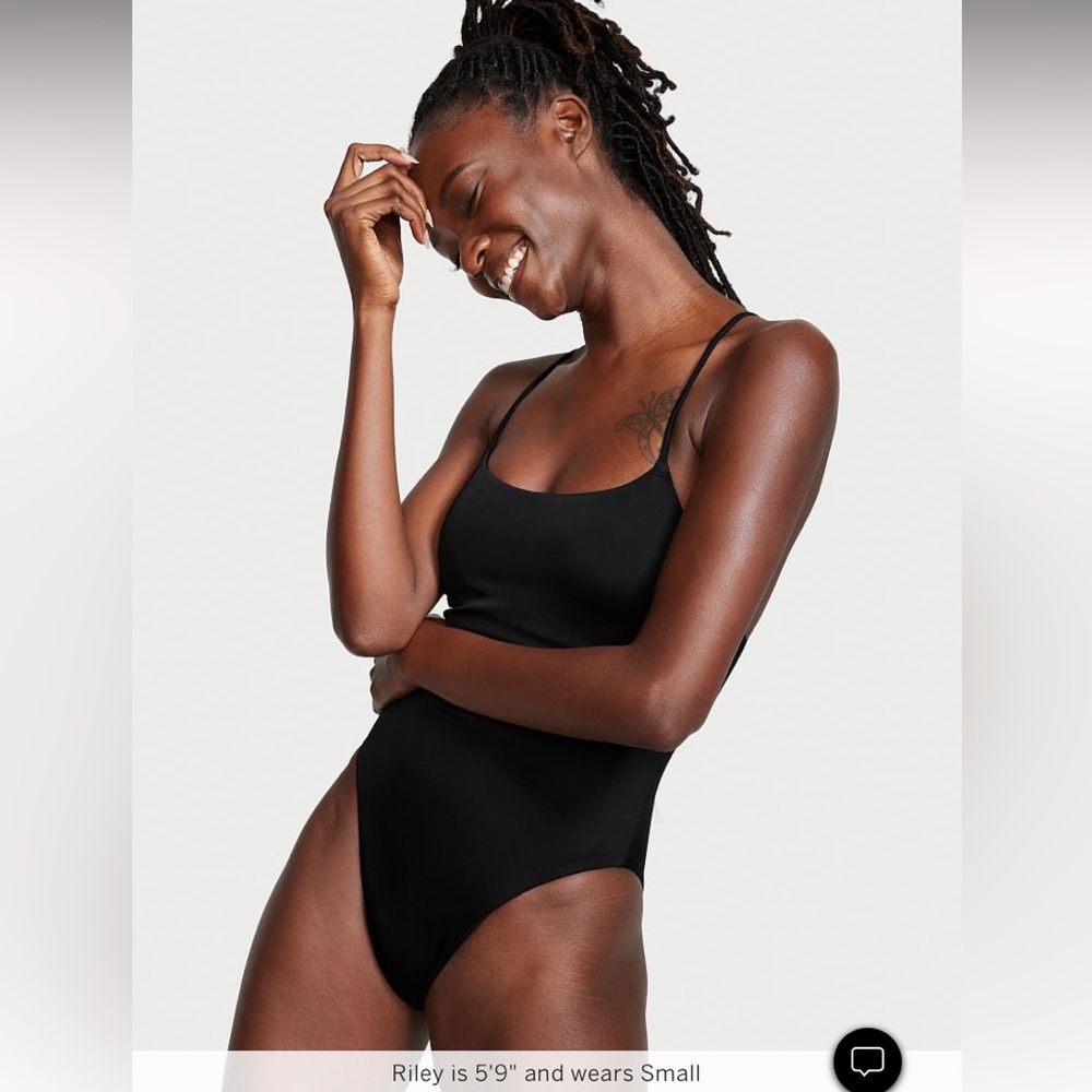 VICTORIA'S SECRET
Essential Terry Strappy Back Scoop One-Piece Size Small